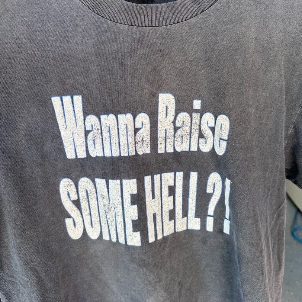 Softee TShirt Mens Size Large Gray Vintage 90s Graphic Stone Cold WWE Iconic - Picture 2 of 8